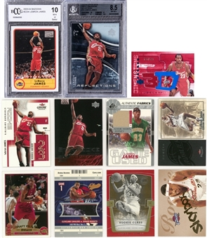 2003-04 Assorted Brands LeBron James Rookie Cards Collection (450+)